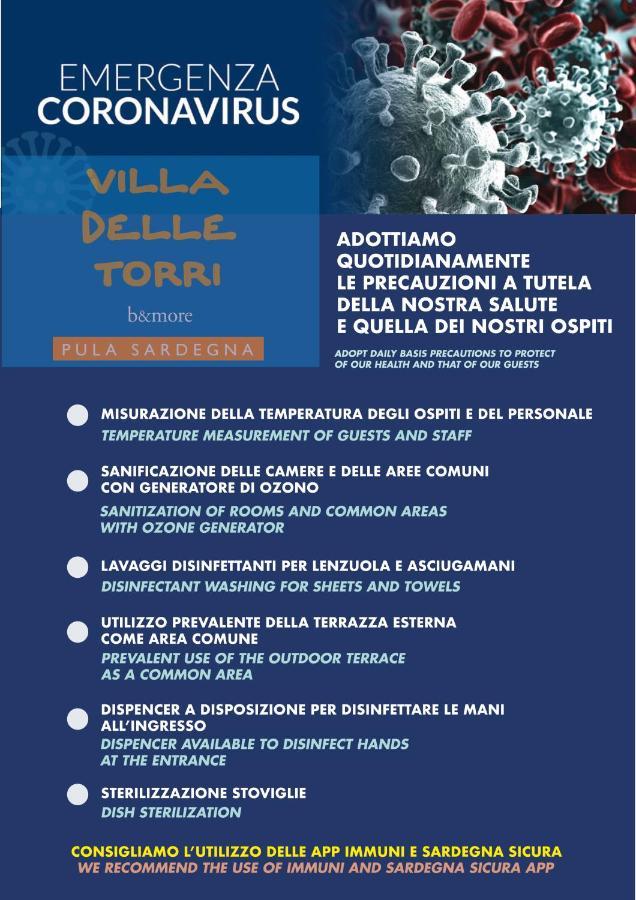 Villa Delle Torri Pula Exteriör bild